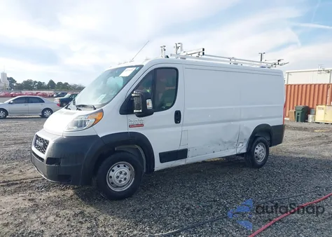 2021 Ram Promaster 1500 Low Roof 136 Wb из США, поврежденный, VIN 3C6LRVAG9ME552550
